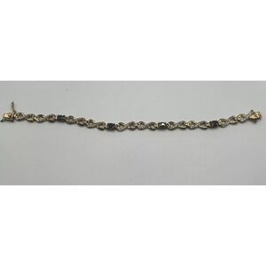 Blue Sapphire‎ 925 Vermeil Tennis Bracelet